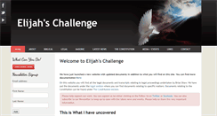 Desktop Screenshot of elijahschallenge.net
